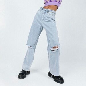 Princess Polly High Rise, wide leg jeans 
Size 10